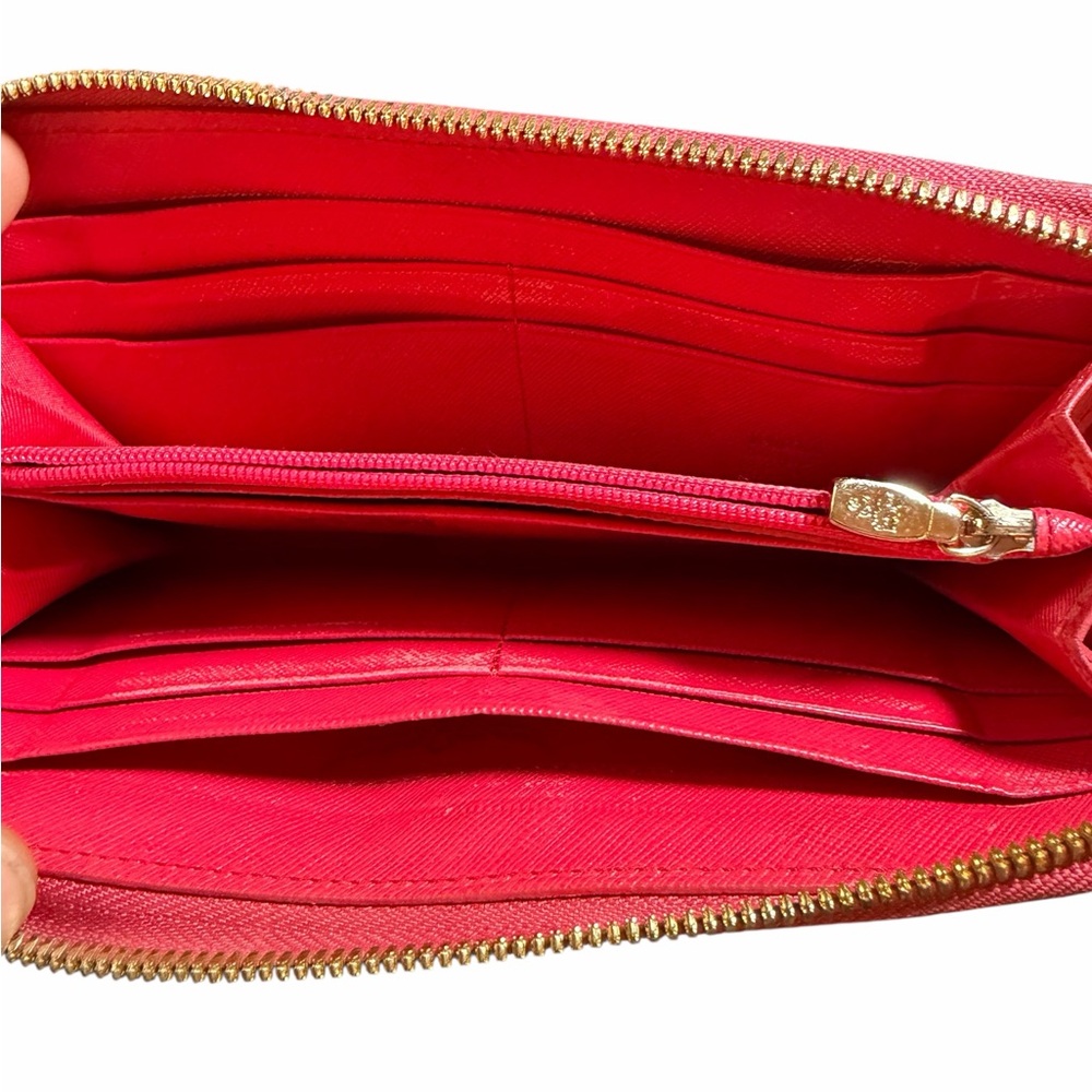 Authentic MCM Pink Studded Python Print Visetos Z… - image 3